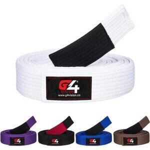 Brazilian jiu jitsu belt bjj training belt martial arts adult white blue purple
